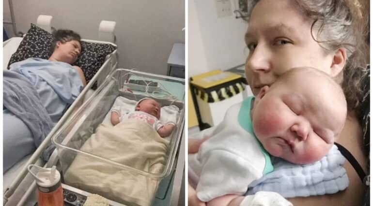 O mamă a născut la 40 de ani un bebeluș de 5.400 și a lăsat-o gură cască și pe moașă: 