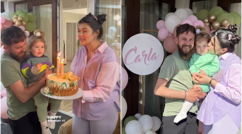 Ileana Sterp și-a sărbătorit fetița. Carla a împlinit 2 ani