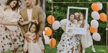 Alice Cavaleru și Vladimir Drăghia și-au botezat fetița. Micuța Alegra-Nova a avut parte de o petrecere de vis, pe malul lacului Snagov | Demamici.ro