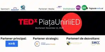 TEDx PiațaUniriiED, unul dintre cele mai importante evenimente ale toamnei din domeniul educației, are loc pe 11 noiembrie | Demamici.ro