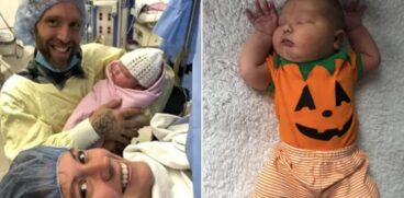 Cel mai mare bebeluș care s-a născut în ultimii 13 ani într-un spital din Canada. A cântărit la naștere 6577 grame | Demamici.ro