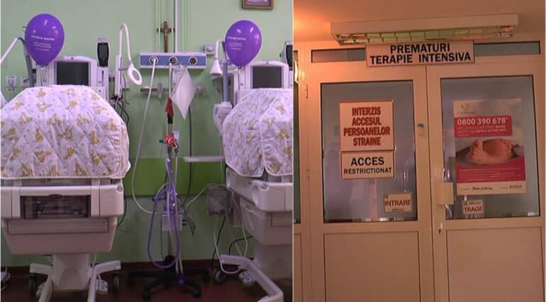 Tripleți prematuri, abandonați la maternitatea din Baia Mare. Mama n-a vrut să-i ia pentru că mai avea acasă un copil