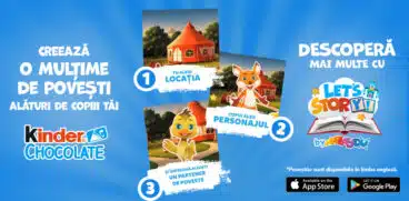 Adu la viață poveștile copiilor tăi cu Kinder Chocolate și Applaydu: Let’s Story! (P) | Demamici.ro