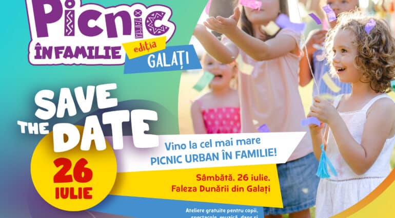 Picnic Urban în Familie – ediția a treia – Joacă, relaxare și timp de calitate pentru familiile din Galați | Demamici.ro