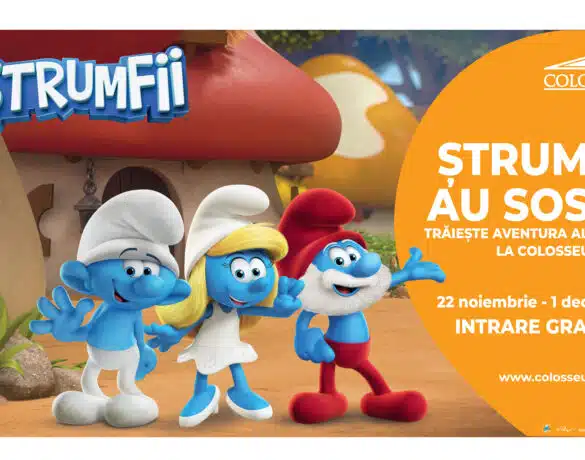 Universul Ștrumfilor ajunge la Colosseum Mall! Aventură albastră pentru copii, între 22 noiembrie și 1 decembrie (P) | Demamici.ro