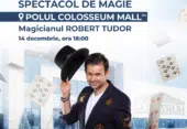 Copiii îl pot întâlni pe Magicianul Robert Tudor în acest weekend. Magia sărbătorilor continuă la Polul Colosseum Mall (P) | Demamici.ro