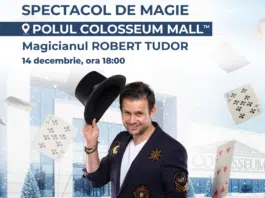 Copiii îl pot întâlni pe Magicianul Robert Tudor în acest weekend. Magia sărbătorilor continuă la Polul Colosseum Mall (P) | Demamici.ro
