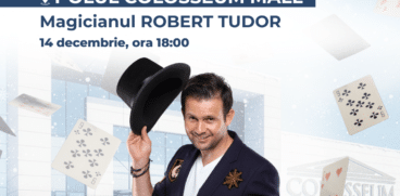 Copiii îl pot întâlni pe Magicianul Robert Tudor în acest weekend. Magia sărbătorilor continuă la Polul Colosseum Mall (P) | Demamici.ro