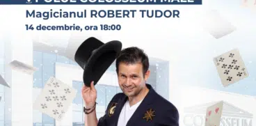 Copiii îl pot întâlni pe Magicianul Robert Tudor în acest weekend. Magia sărbătorilor continuă la Polul Colosseum Mall (P) | Demamici.ro